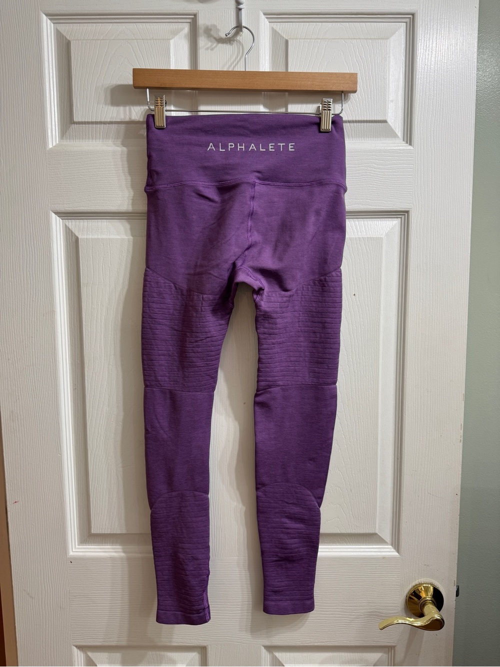 Alphalete Women's High-Rise Purple Leggings